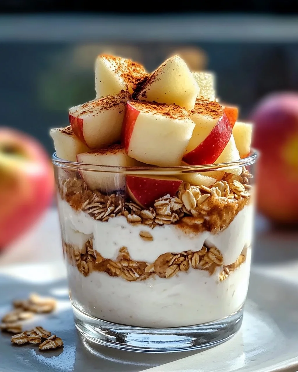 Apfel-Hafer-Joghurt Parfaits: Frisch, Lecker & Gesund!