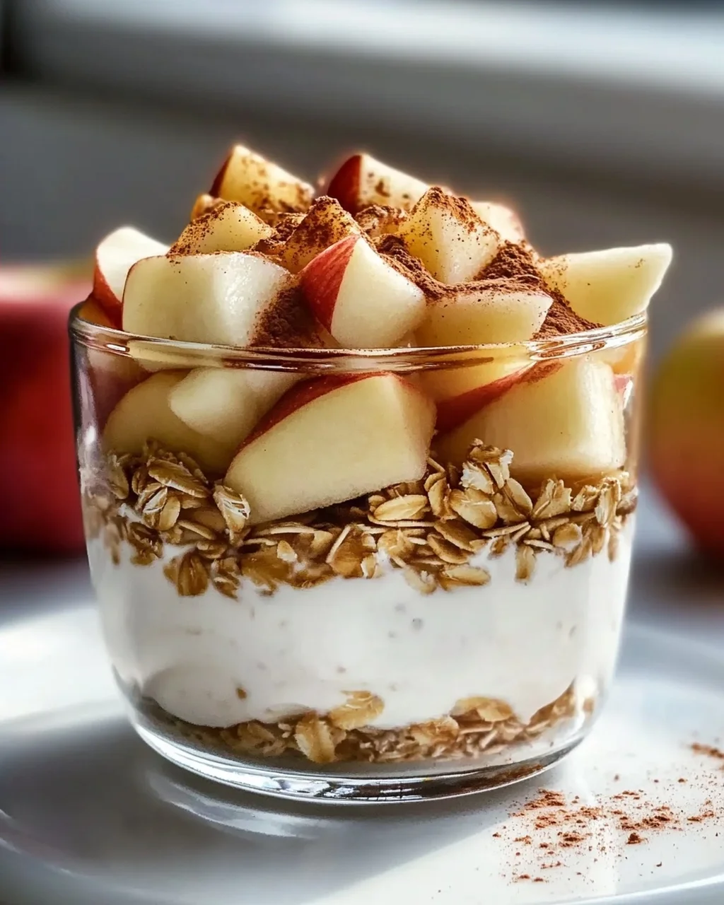 Apfel-Hafer-Joghurt Parfaits: Frisch, Lecker & Gesund!