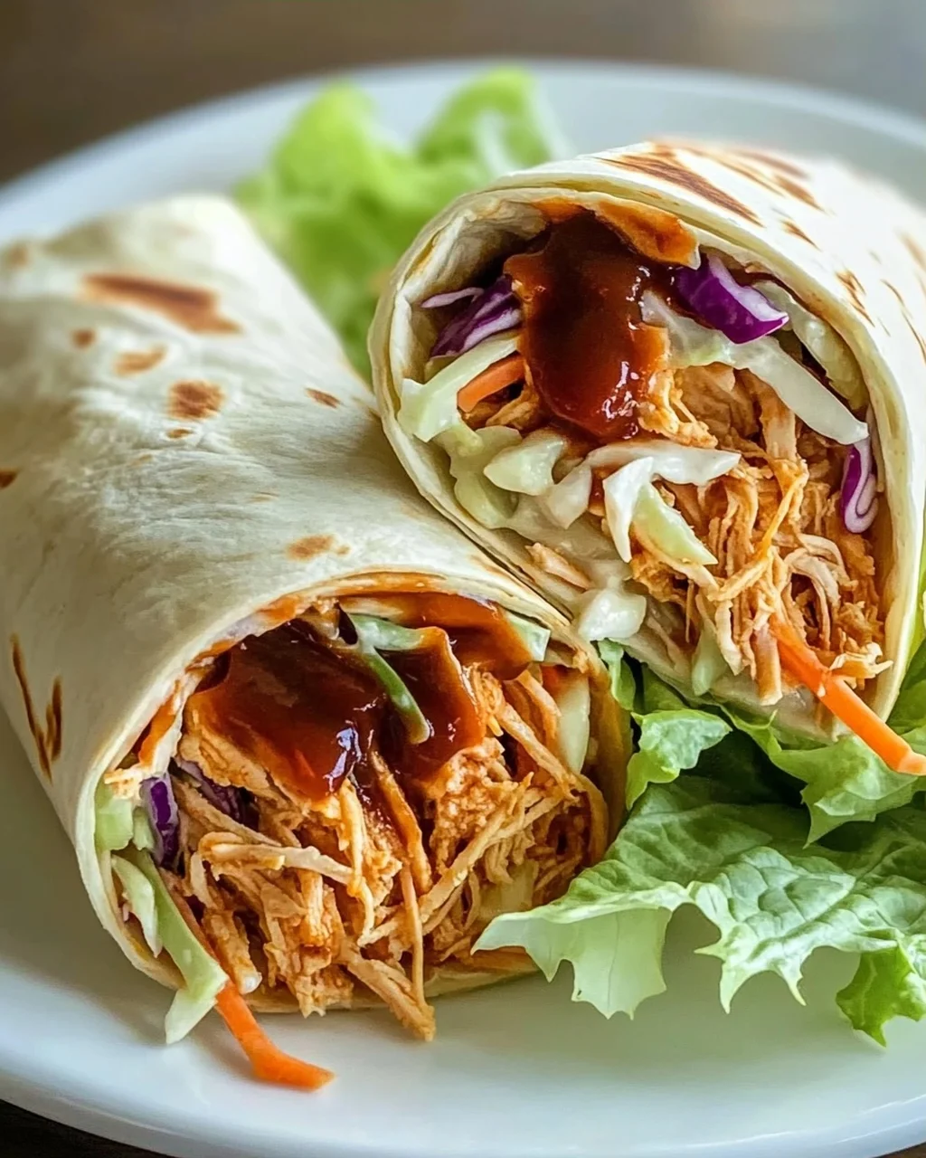 BBQ Hähnchen Coleslaw Wraps – Dein schnelles Lieblingsgericht!