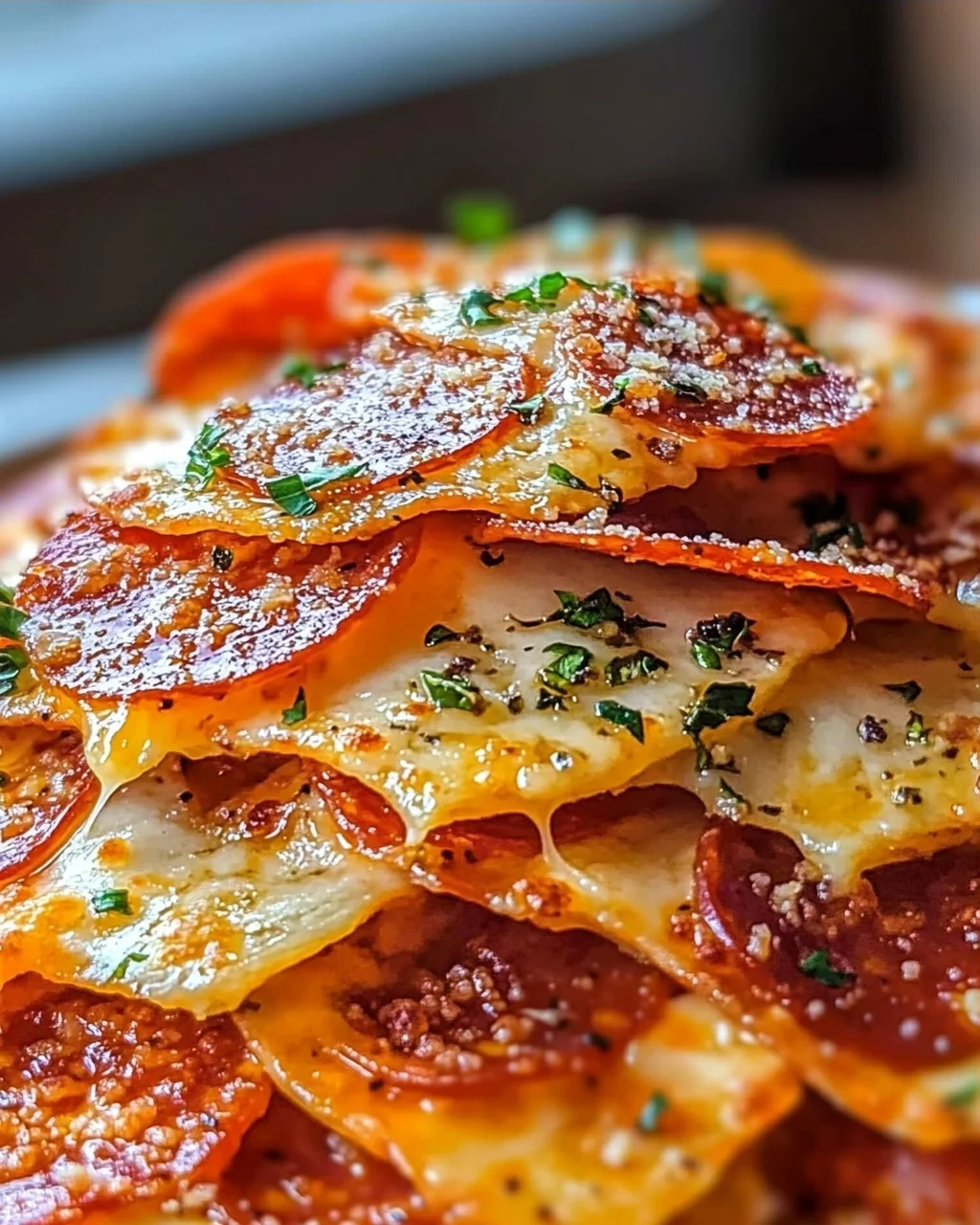 Beef Pepperoni Cheese Crisps