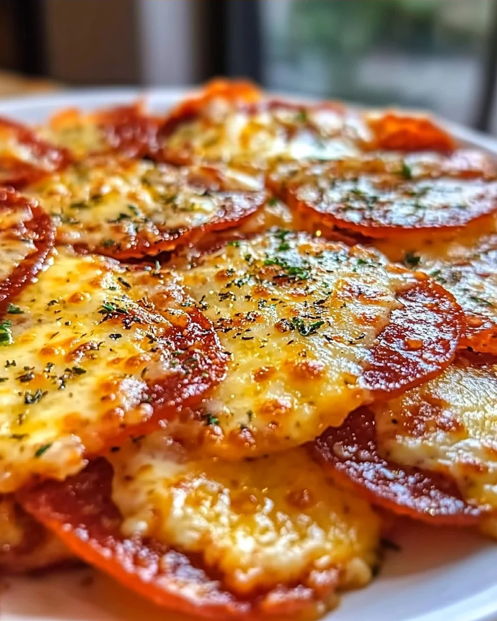 Beef Pepperoni Cheese Crisps