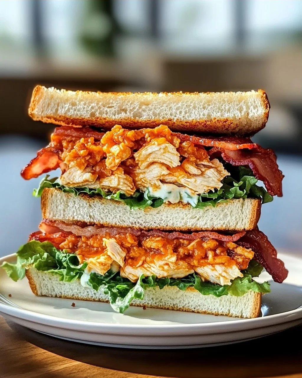 Buffalo Chicken Ranch Club Sandwich – Schnell & Lecker!