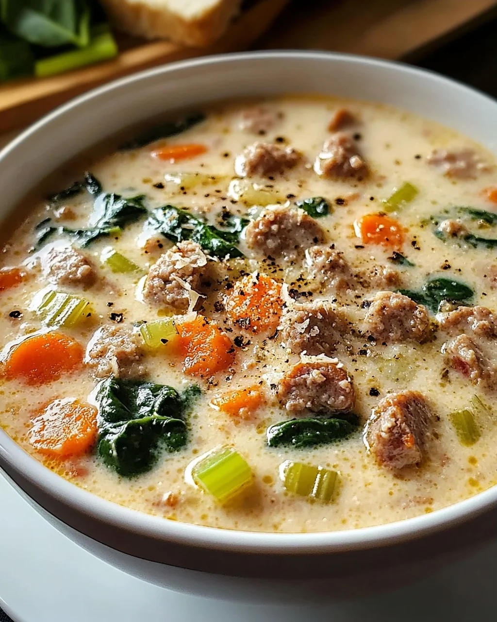 Creamy Italian Sausage Soup