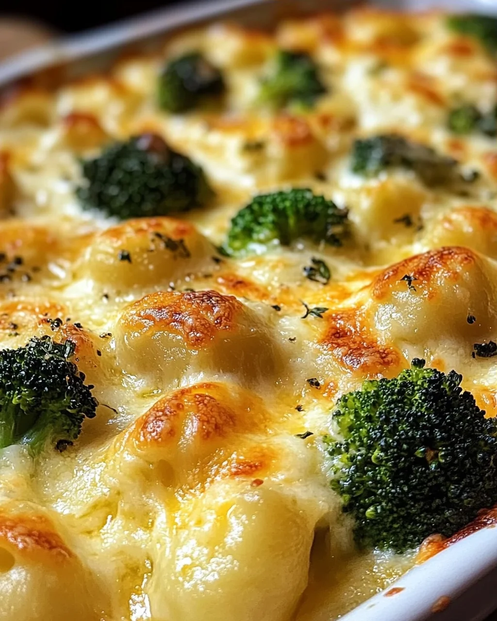 Cremiger Gnocchi Brokkoli-Auflauf