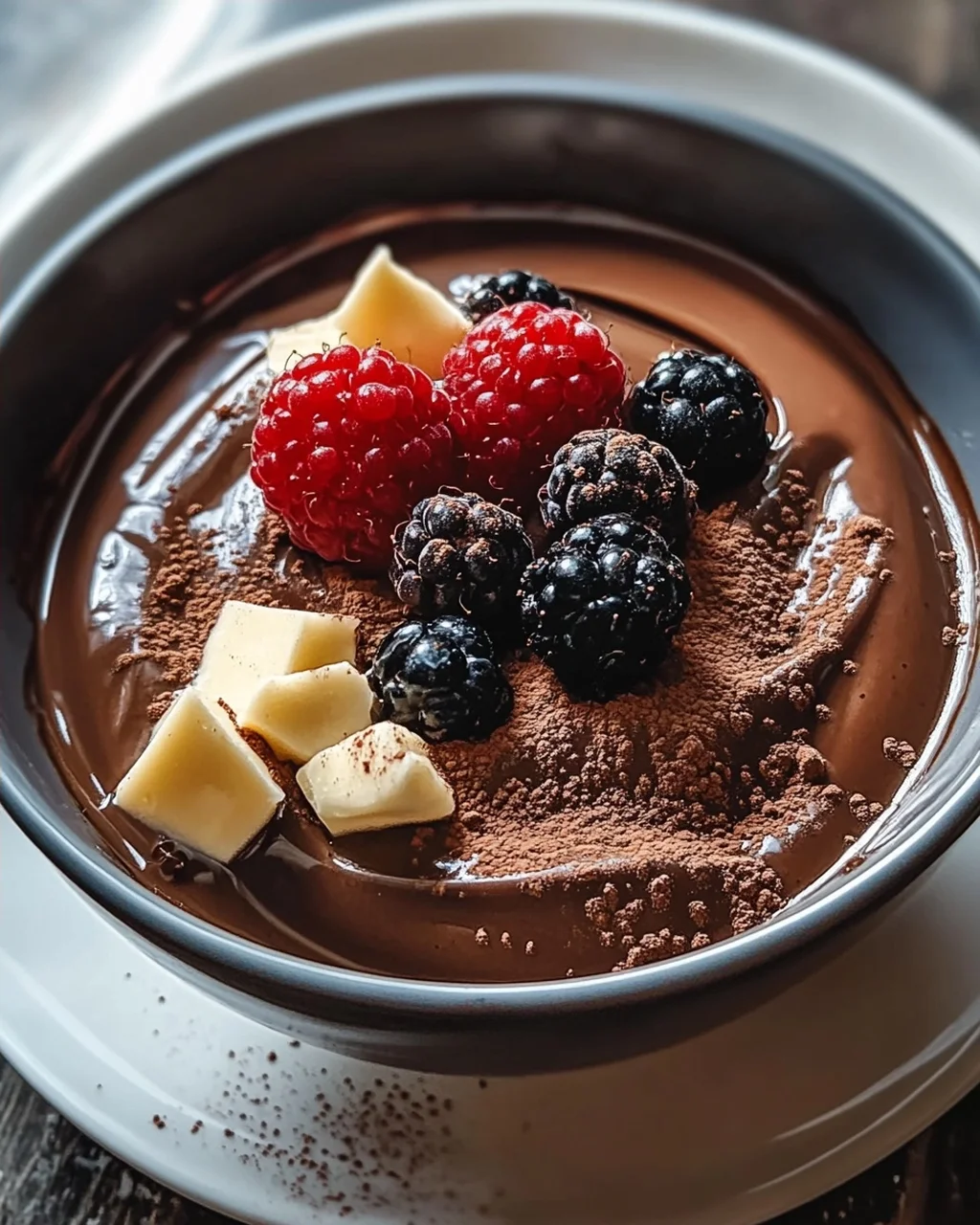 Cremiger Schokoladenpuddingbrei