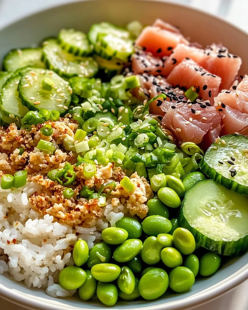 Crispy Rice Salad with Tuna and Avocado – Fresh & Crunchy!