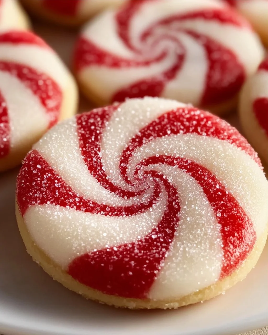 Festliche Zuckerstangen Kekse: Unwiderstehlich Zart & Streifenrein