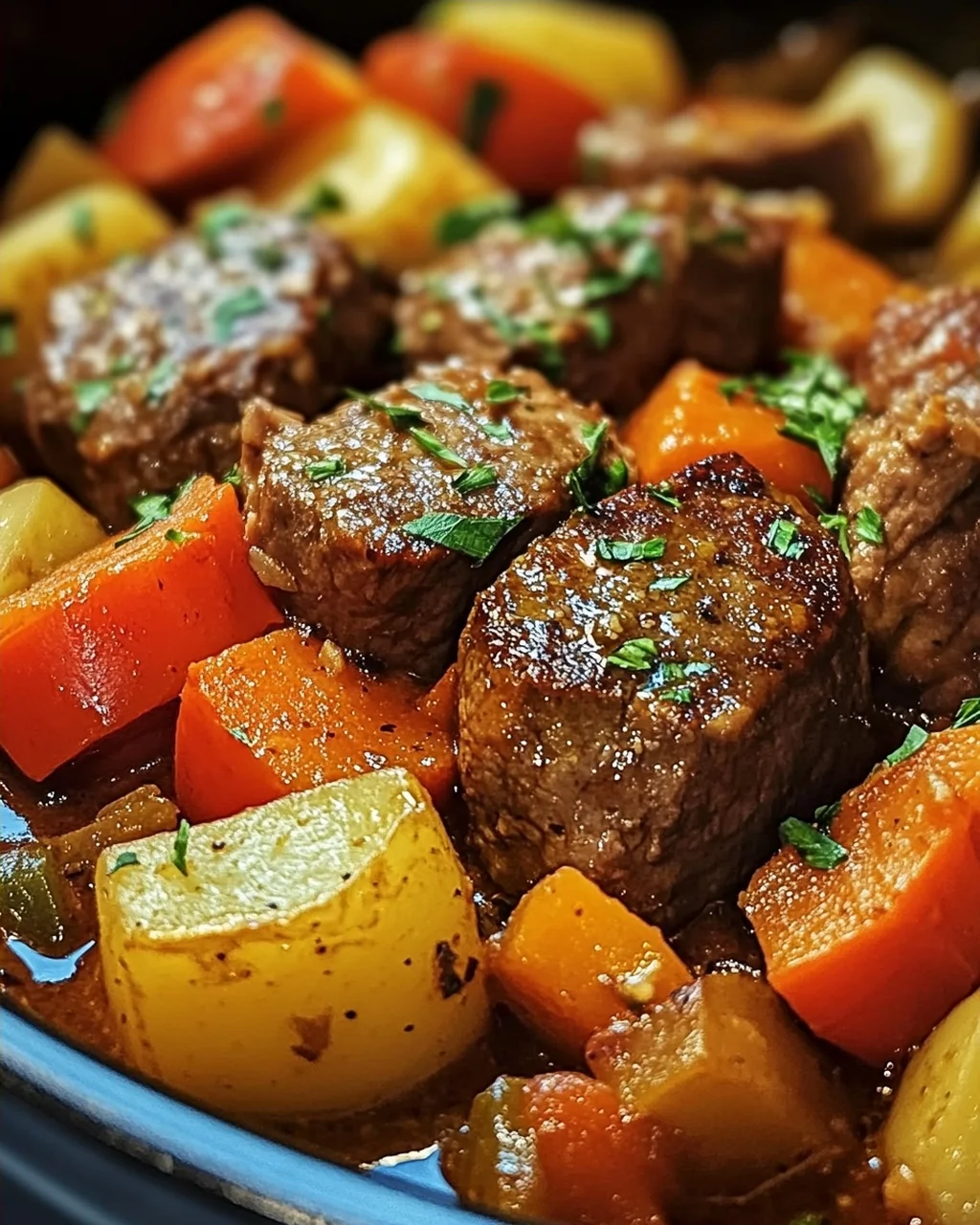 Filettopf aus dem Backofen