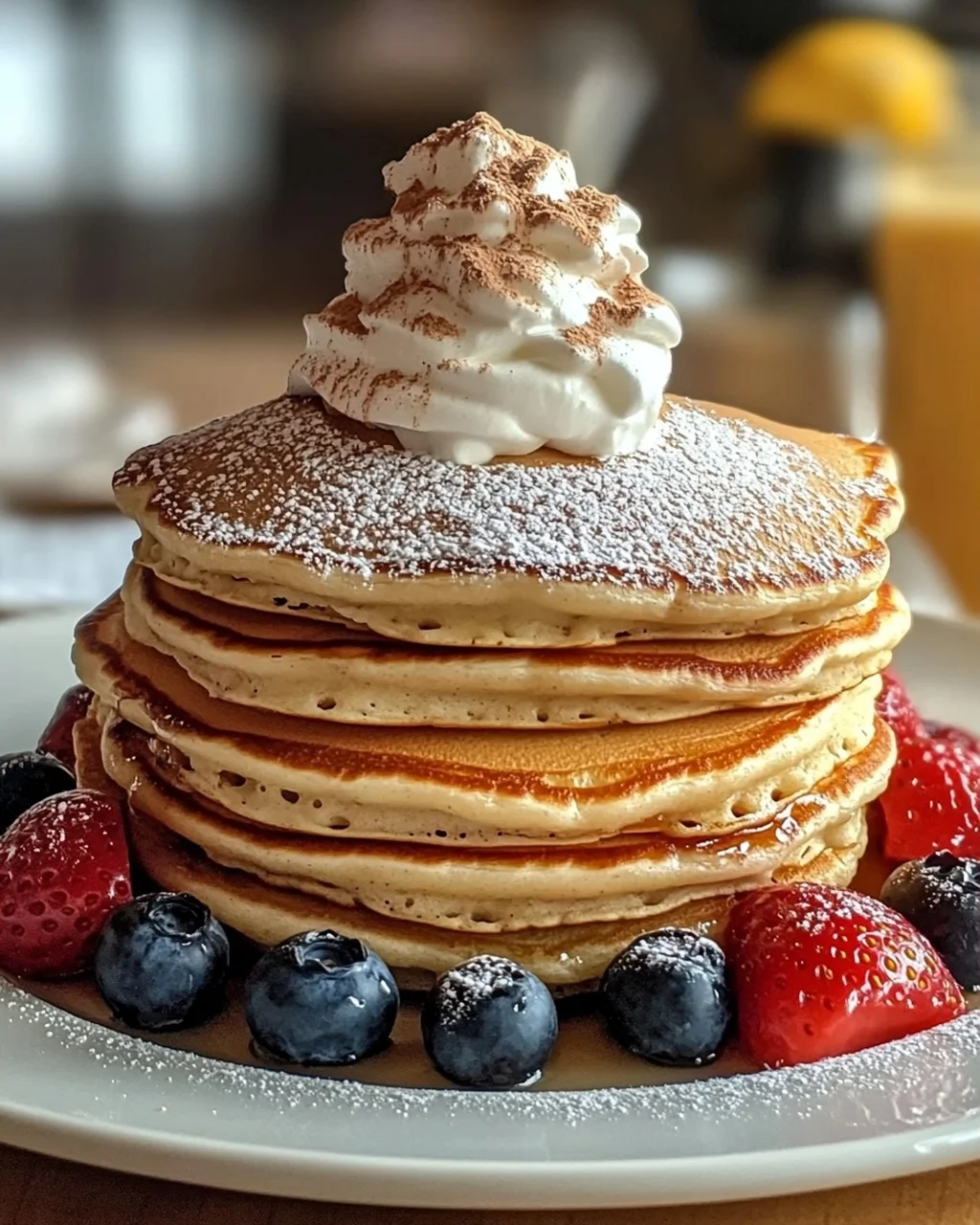 Fluffige Pancakes mit Vanille und Zimt