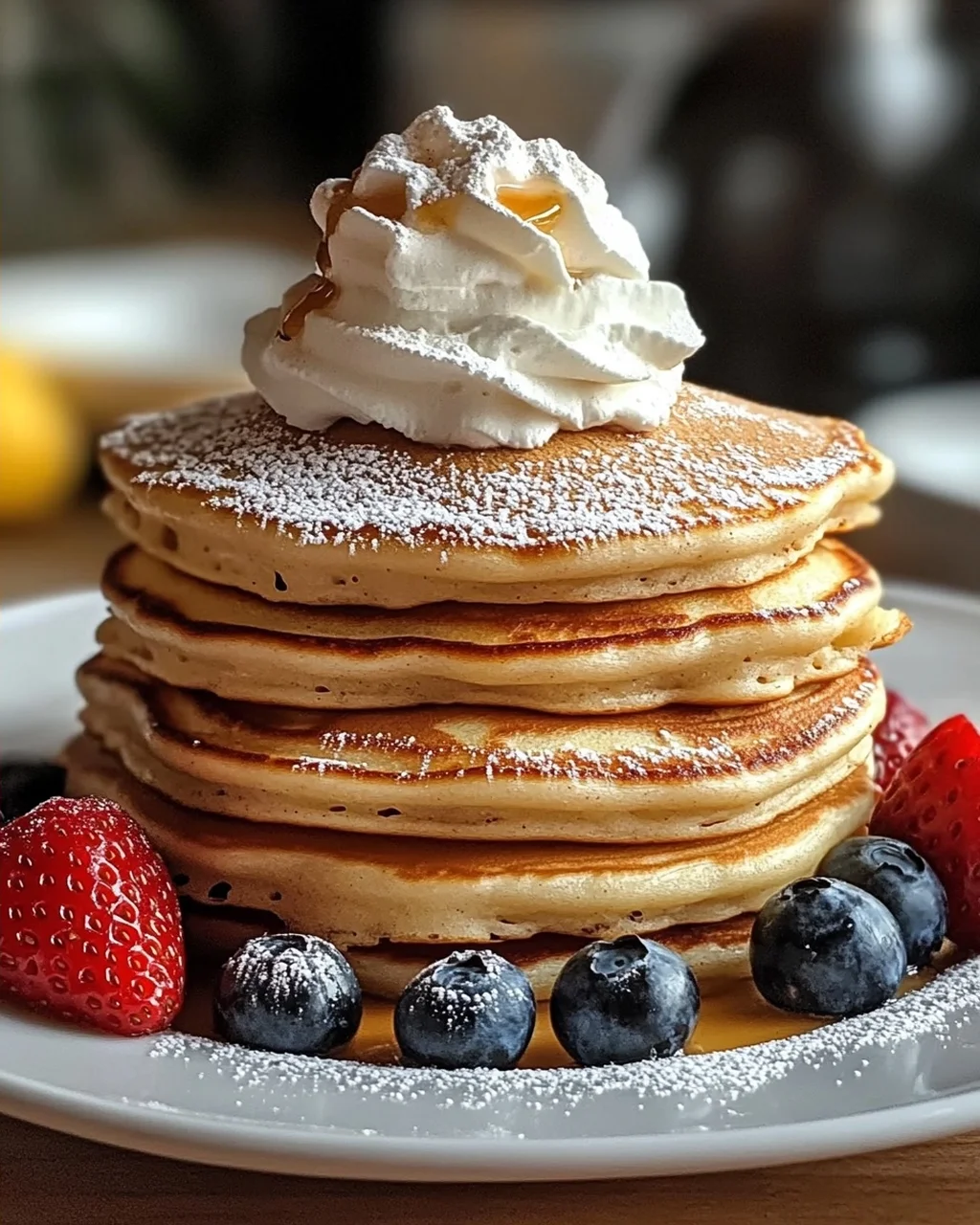 Fluffige Pancakes mit Vanille und Zimt