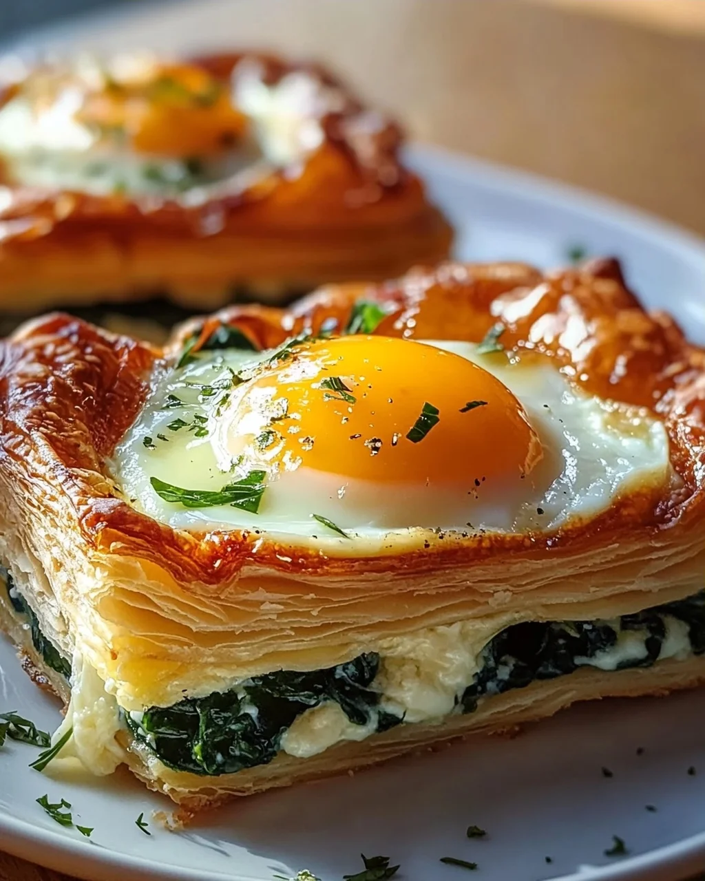 Gebackene Eier Napoleon: Köstliches einfaches Brunch Rezept