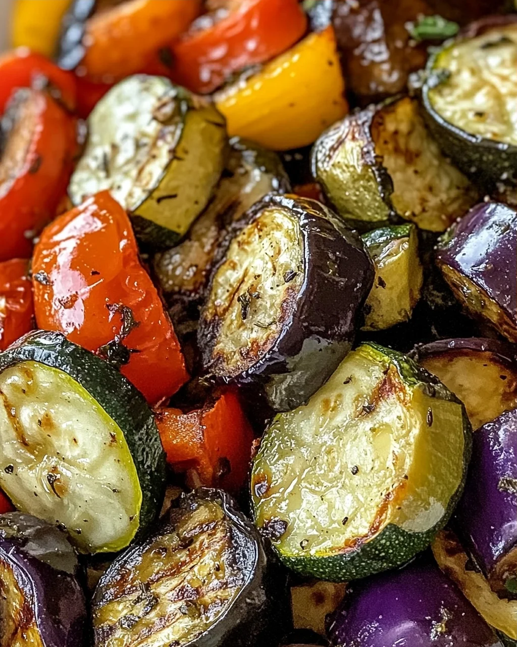 Geröstetes mediterranes griechisches Gemüse genießen