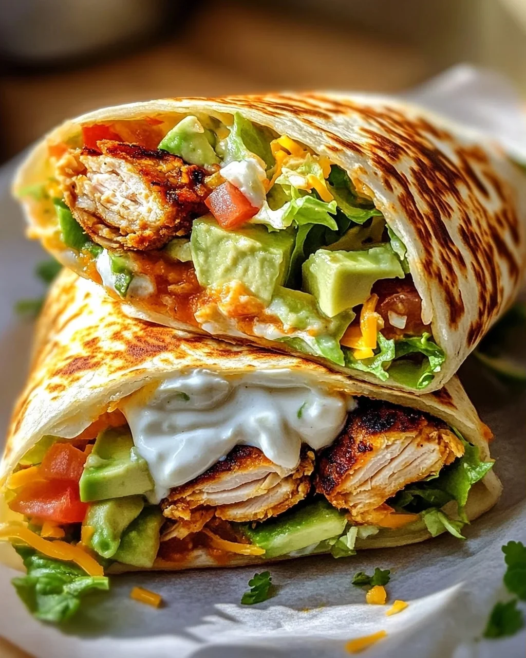 Gesunder Chicken Crunch Wrap Rezept – Einfach & Lecker