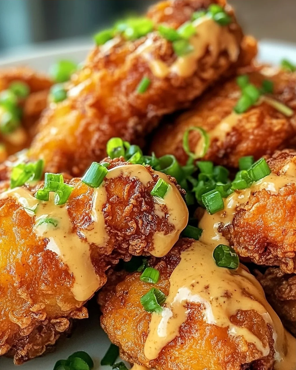 Goldene Hawaiianische Frittierte Hähnchen für Zuhause