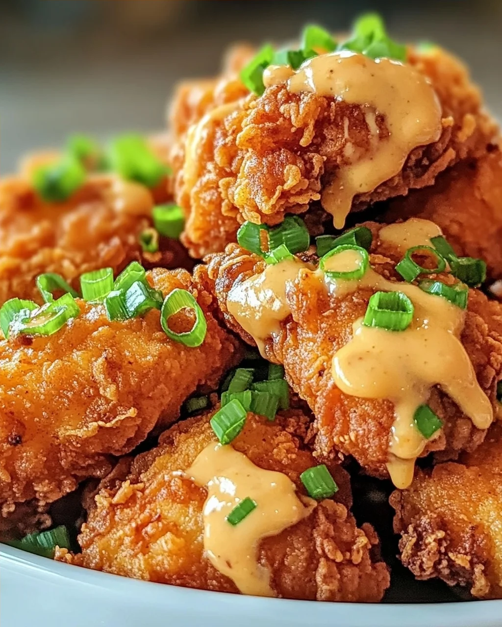 Goldene Hawaiianische Frittierte Hähnchen für Zuhause