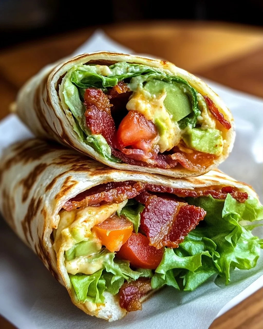 Gourmet BLT Wraps mit Geheimsoße