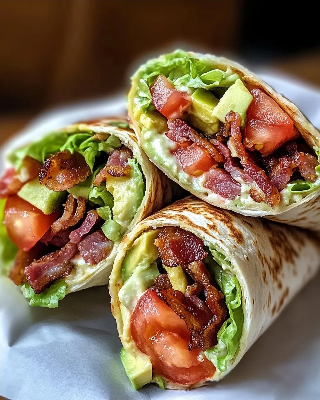 Gourmet BLT Wraps mit Geheimsoße