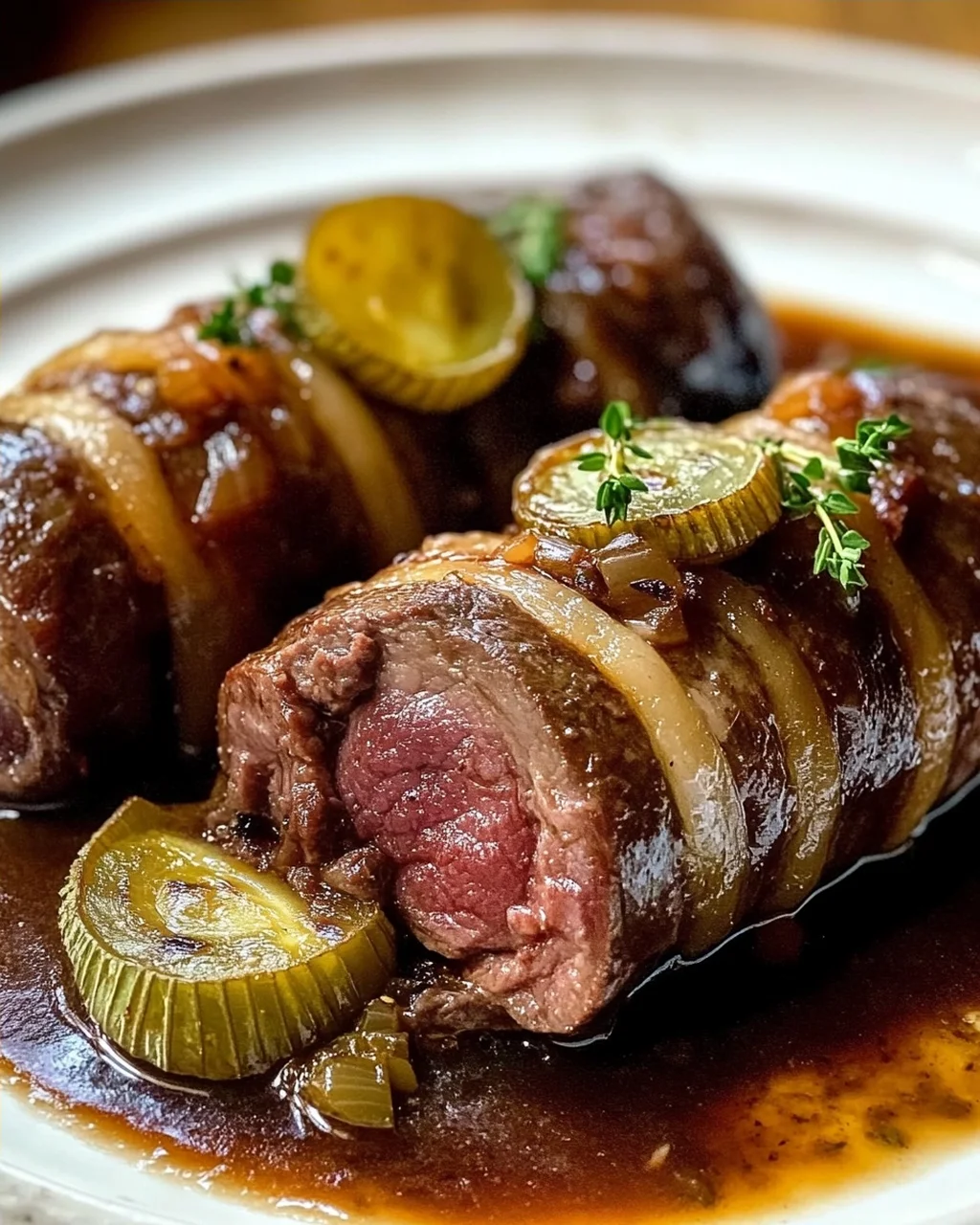 Juicy Beef Rouladen with Delicious Filling – Discover the Recipe!