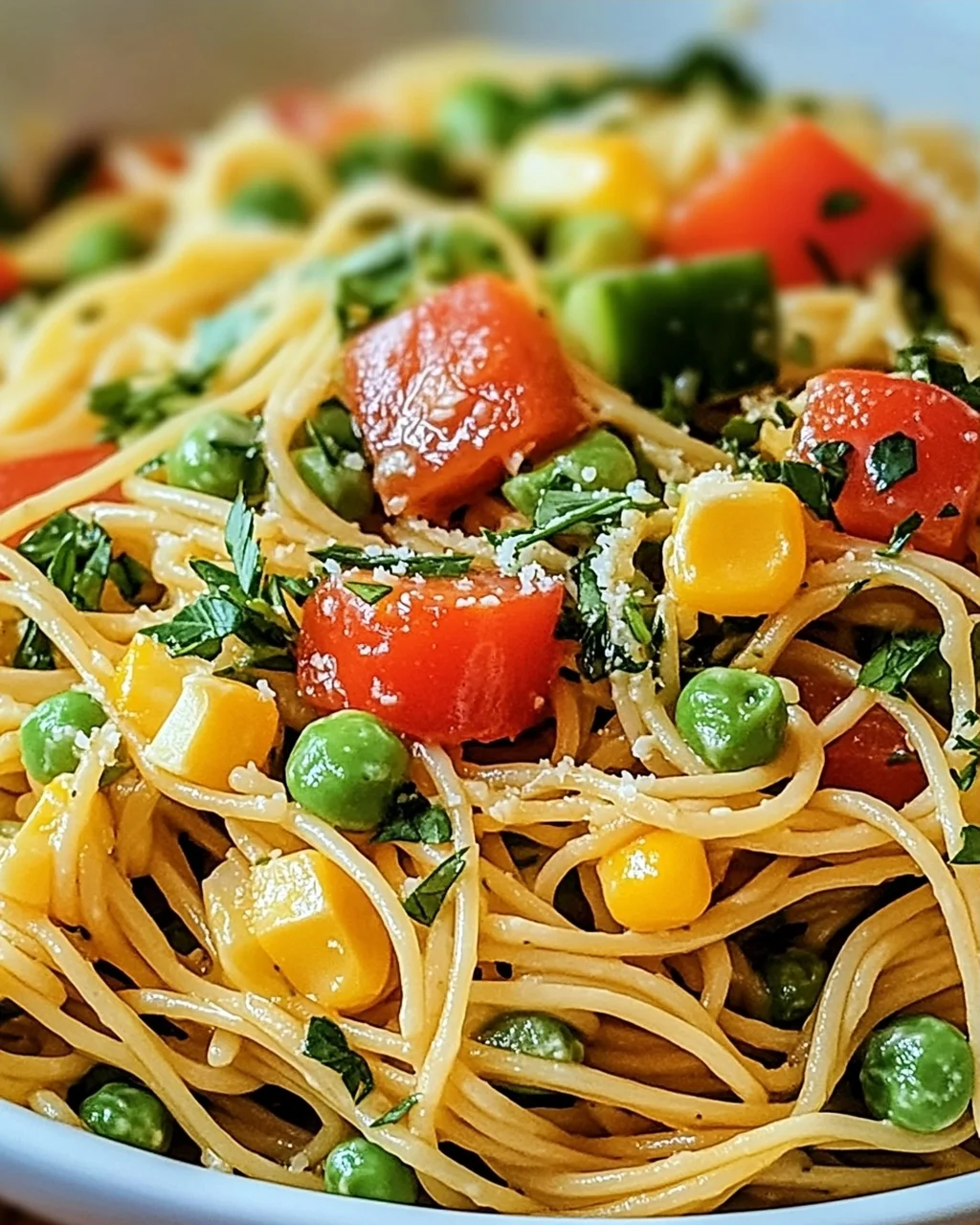 Kalifornischer Spaghetti-Salat