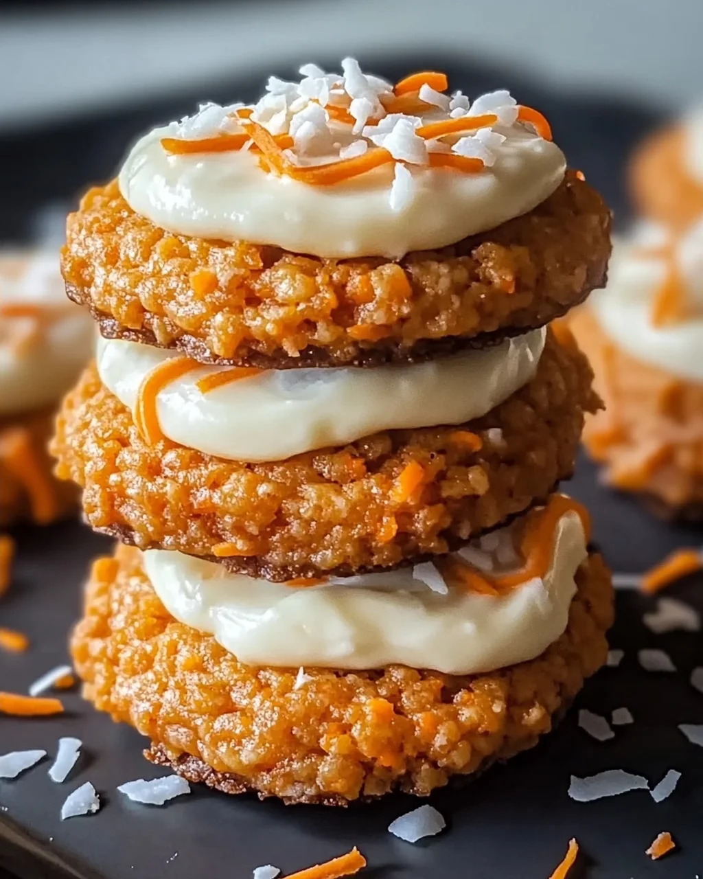 Karottenkekse mit Frischkäse-Frosting genießen