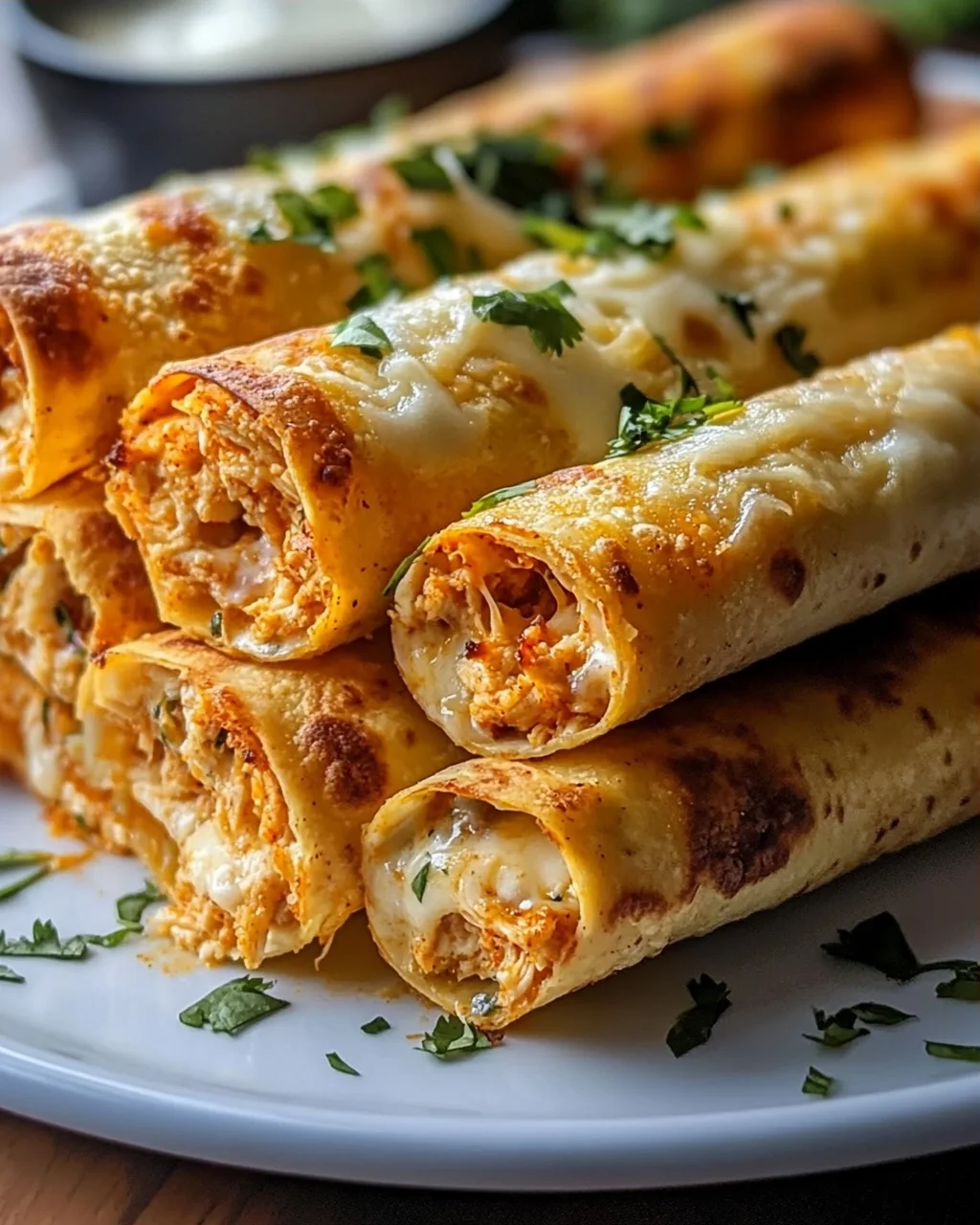 Knusprige Hähnchen-Taquitos: Ofengebacken zum Genießen!