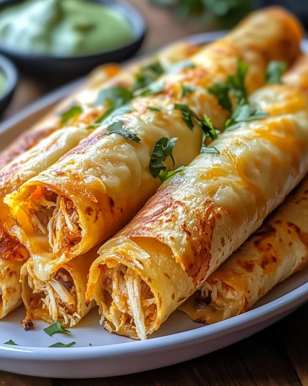Knusprige Hähnchen-Taquitos: Ofengebacken zum Genießen!