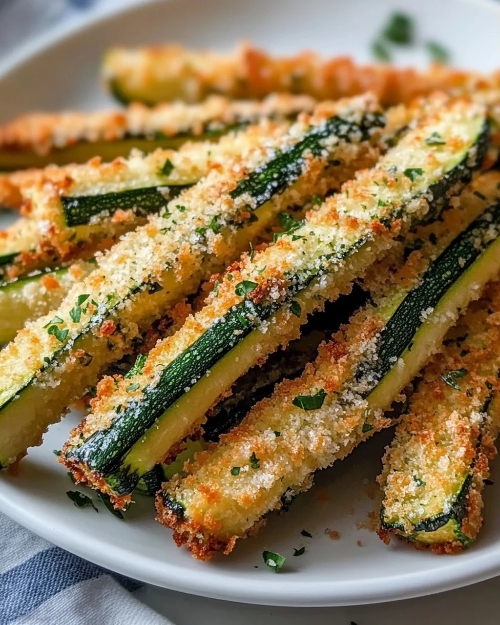 Knusprige Knoblauch-Parmesan Zucchini Fries – Einfach & Lecker