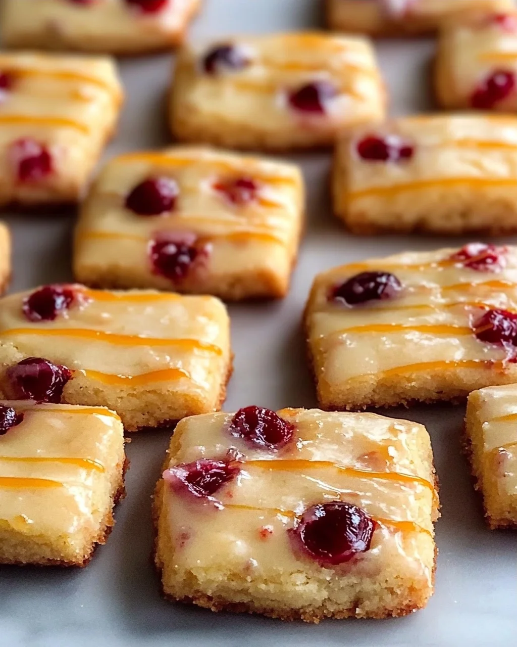 Köstliche Orange Cranberry Butterkekse für die Festtage