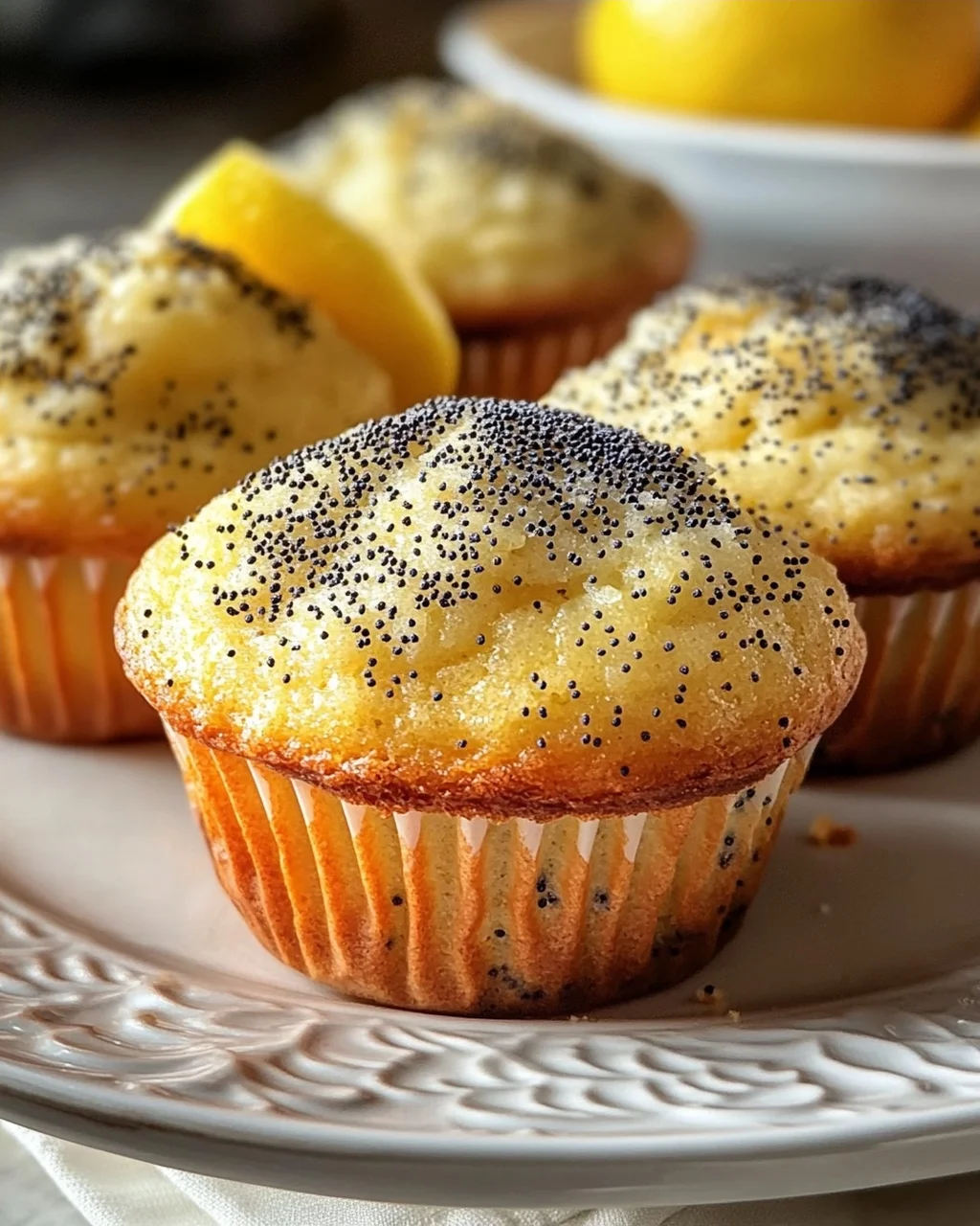 Lemon Poppy Seed Frühstücksmuffins – Frisch & lecker!