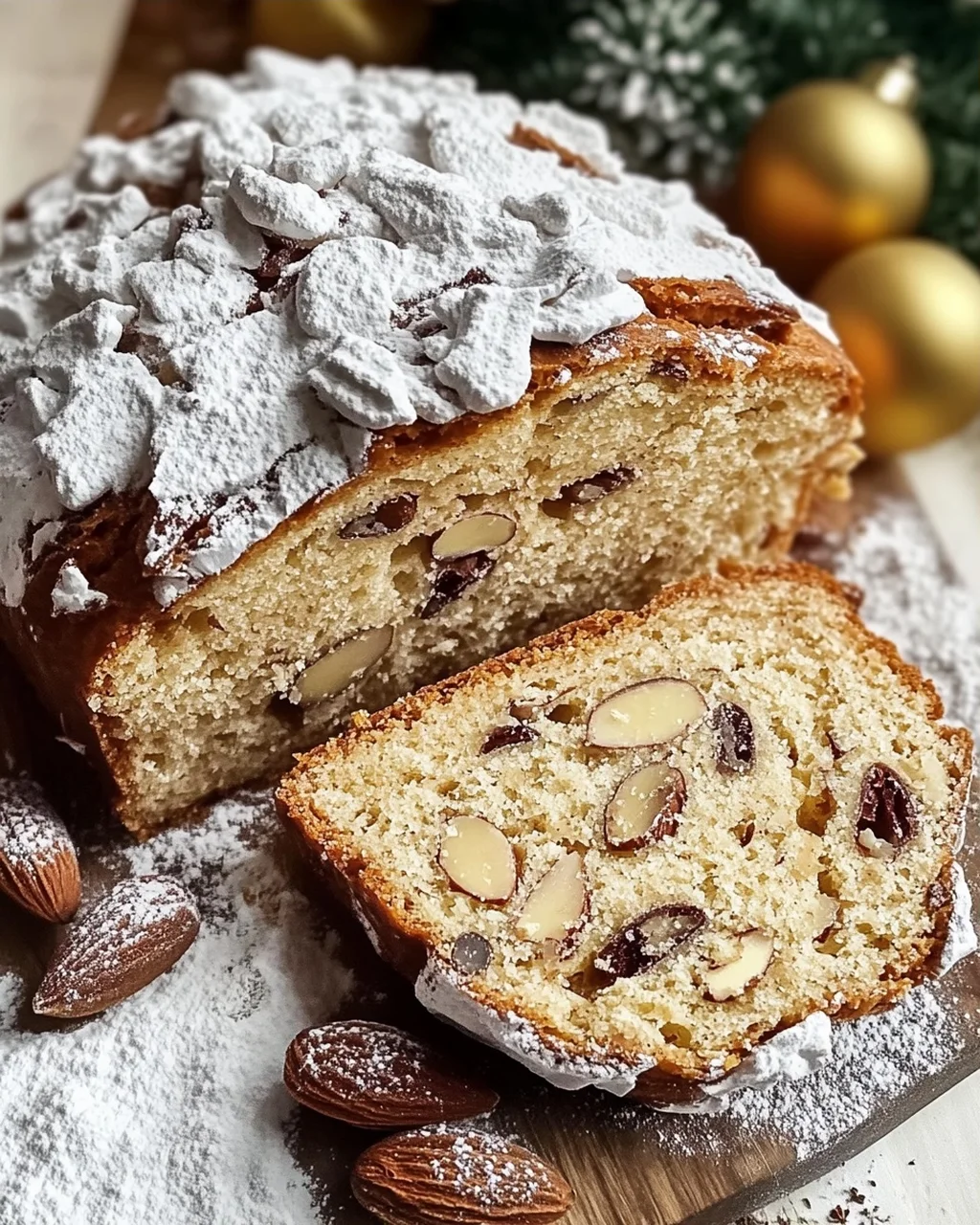 Mandel-Marzipan-Stollen