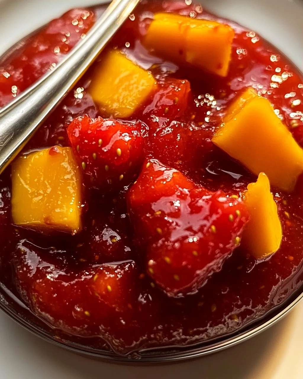 Mango-Erdbeer-Marmelade: Kleine Menge, großer Genuss!