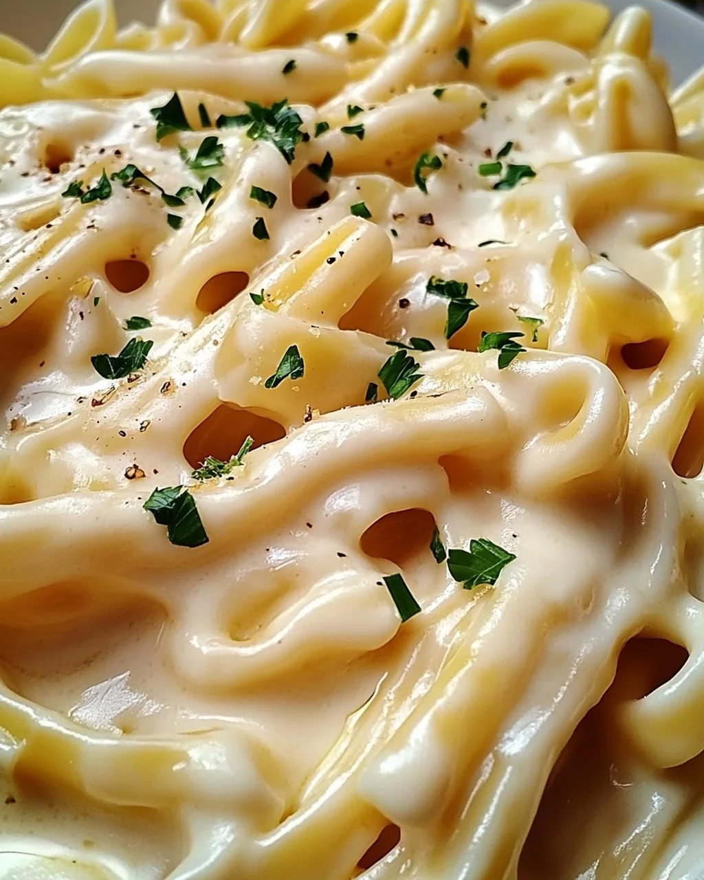 Nudeln in Käse-Sahne-Soße
