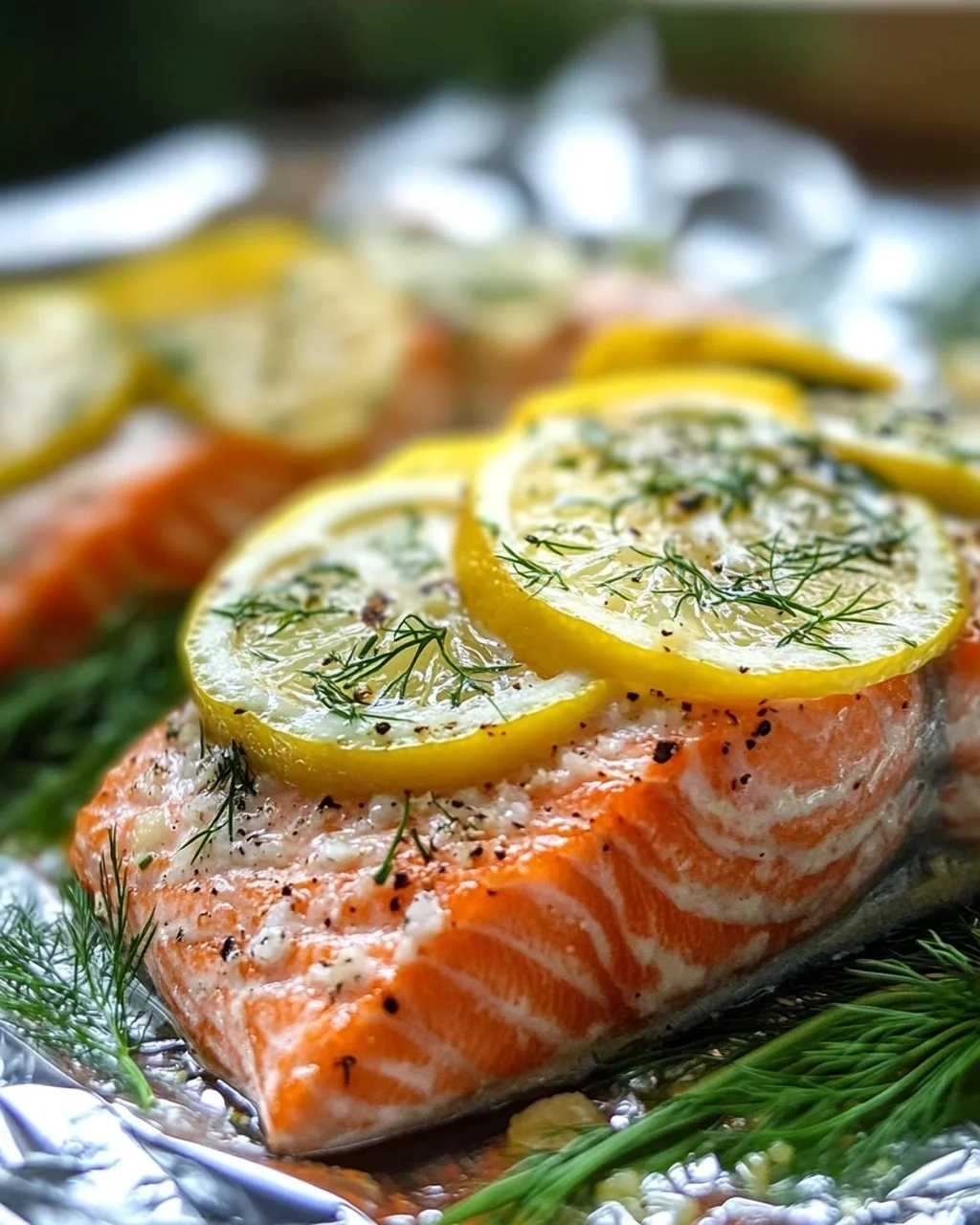 Perfekte Zitronen-Dill Lachs Folienpäckchen – Gesund & easy