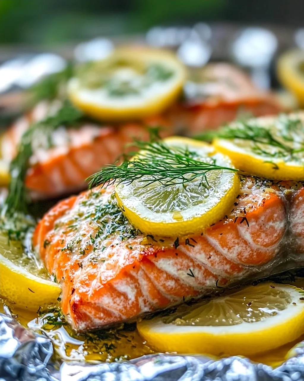 Perfekte Zitronen-Dill Lachs Folienpäckchen – Gesund & easy
