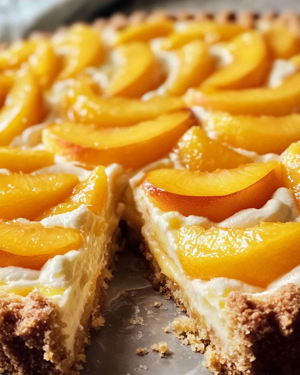 Pfirsich-Schmand-Kuchen