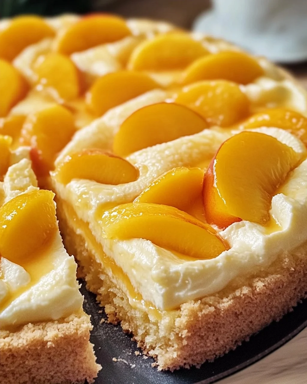 Pfirsich-Schmand-Kuchen