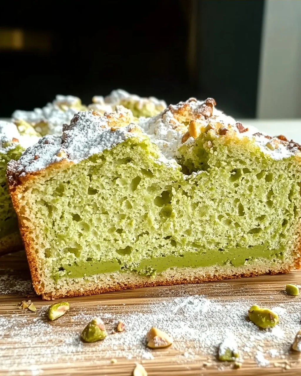 Pistazienpuddingbrot einfach selbst gemacht