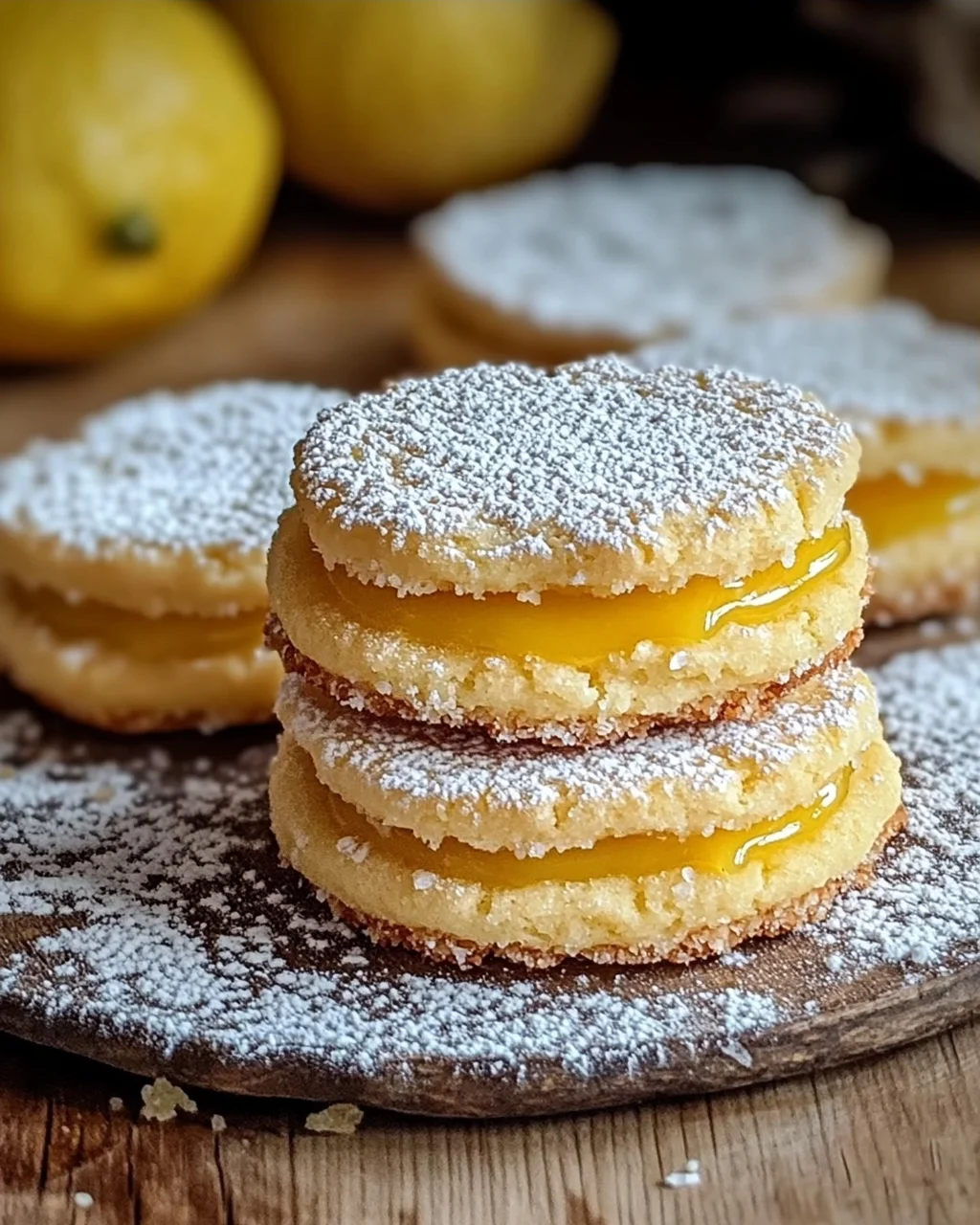 Plätzchen mit Lemoncurd