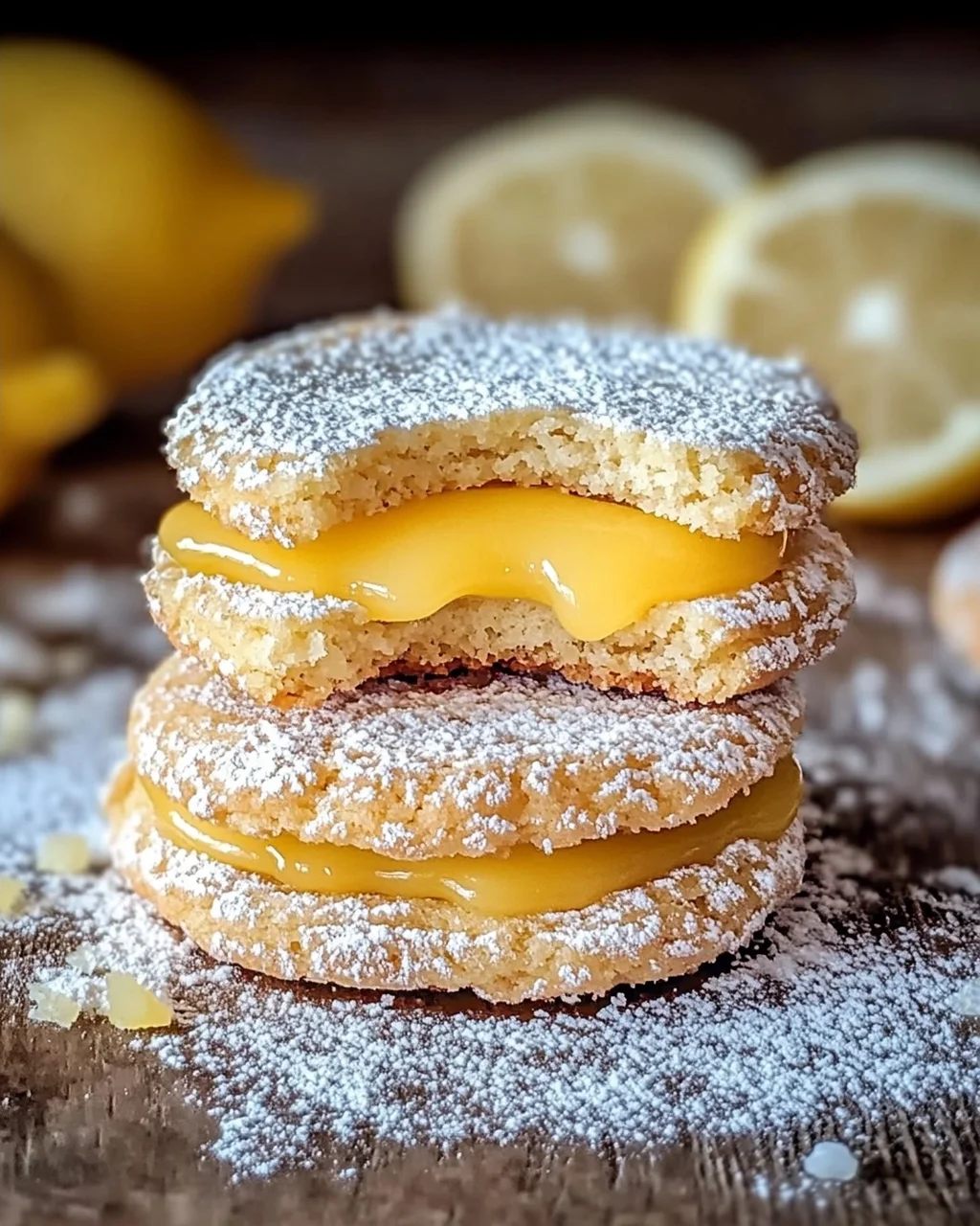 Plätzchen mit Lemoncurd