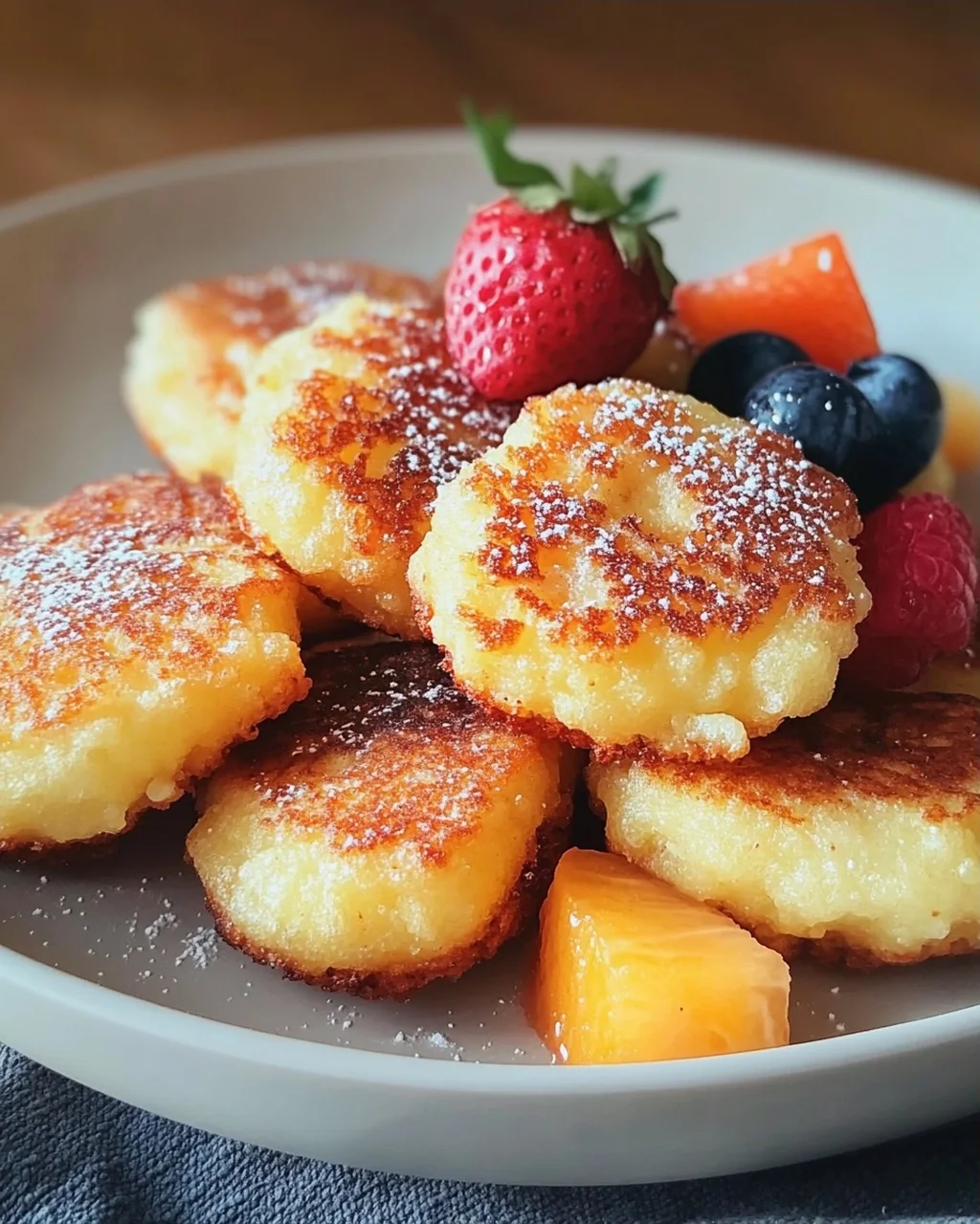 Quarktaler mit Grieß