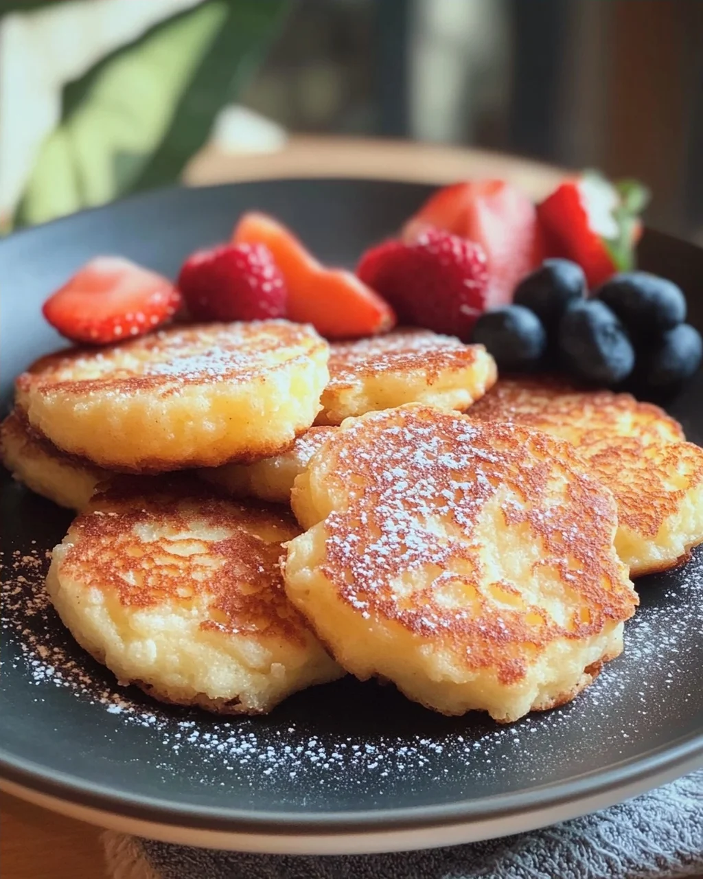 Quarktaler mit Grieß