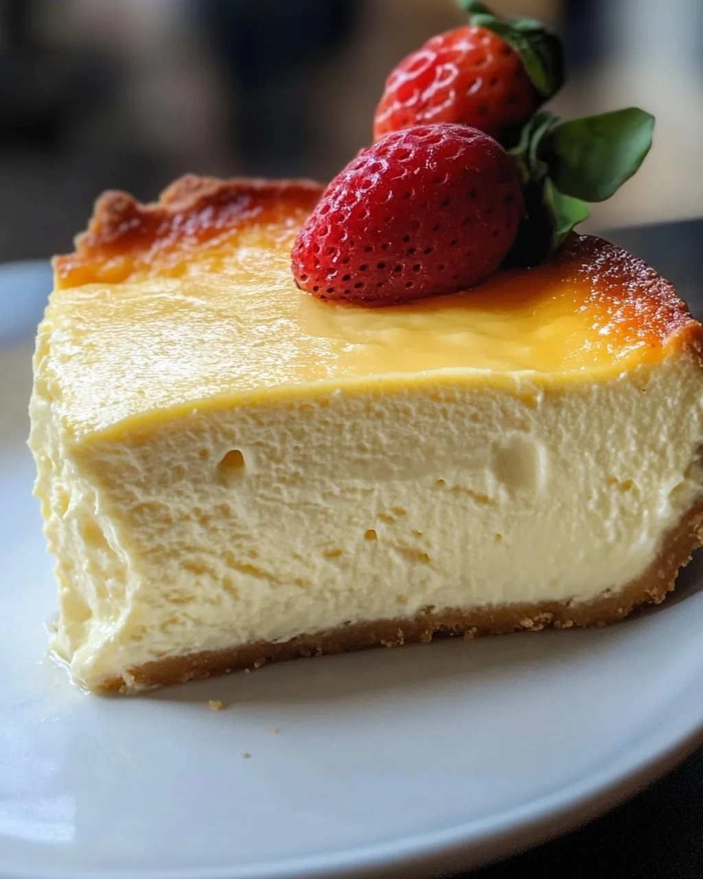 Rezept für cremigen Käsekuchen ohne Boden