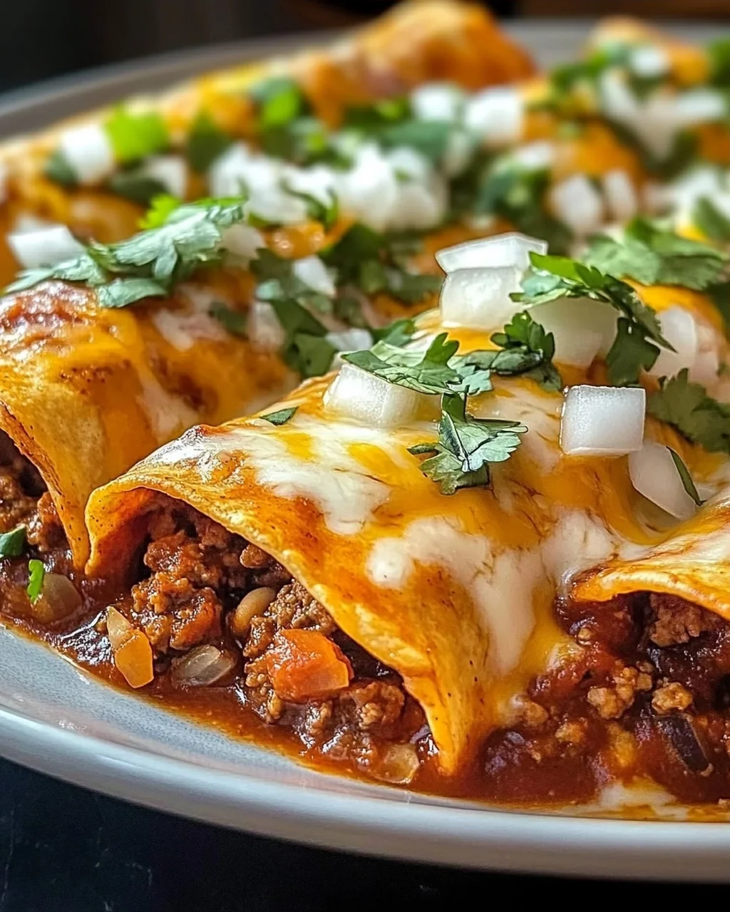 Schnelle Enchirito für jeden Tag genießen