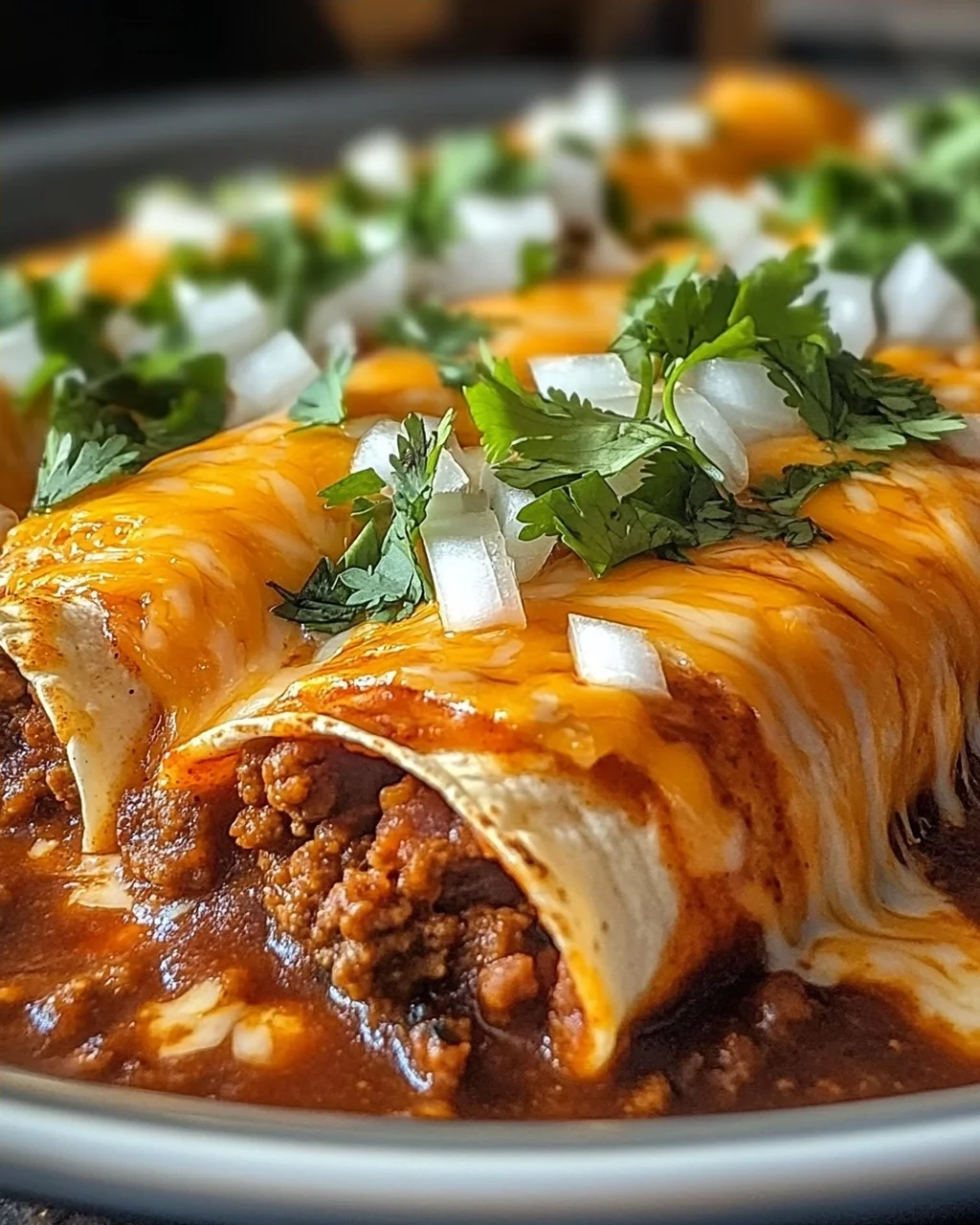 Schnelle Enchirito für jeden Tag genießen