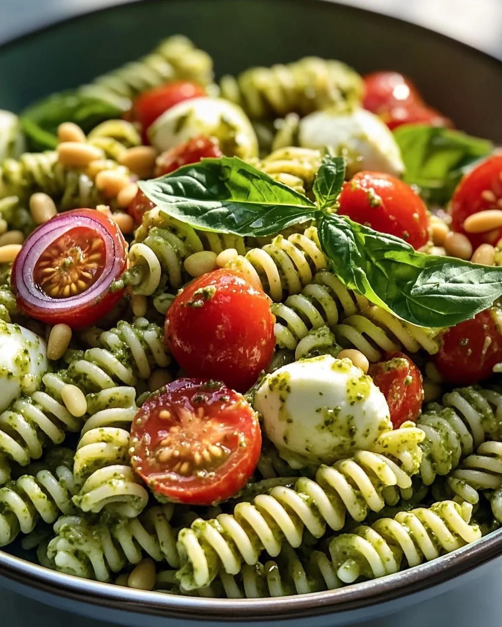 Sommerlicher Pesto Pasta Salat: Schnell & Frisch!
