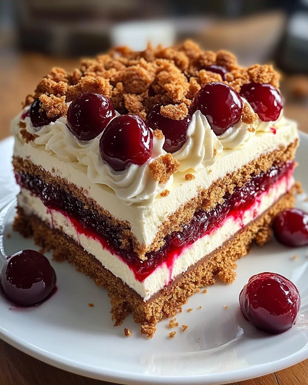 Spekulatius Kirsch Sahnetorte