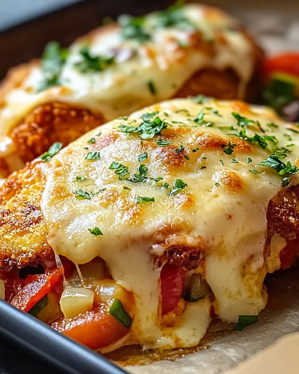Überbackene Partyschnitzel aus dem Ofen – Ein Genuss!
