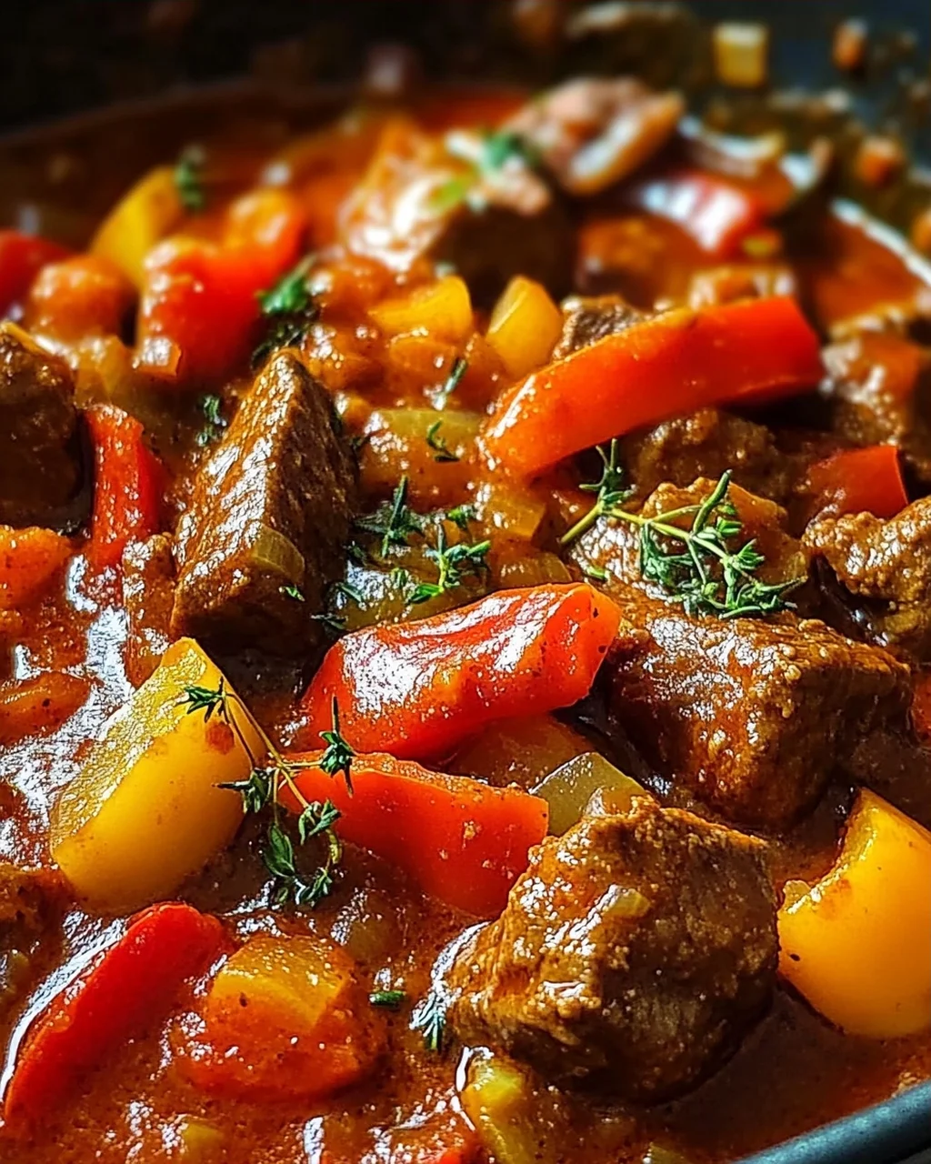 Ungarisches Paprika-Gulasch