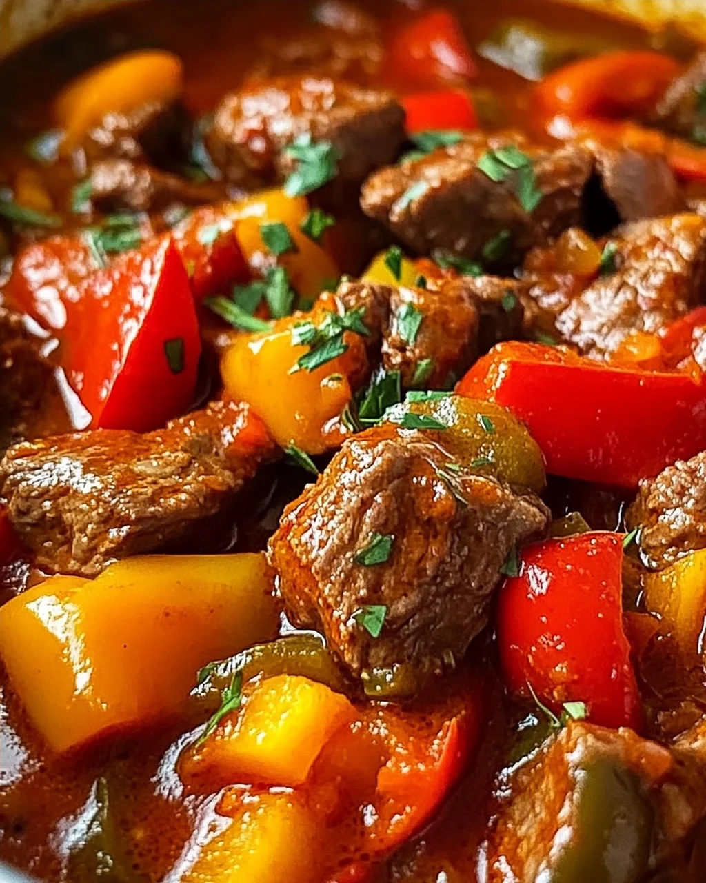 Ungarisches Paprika-Gulasch