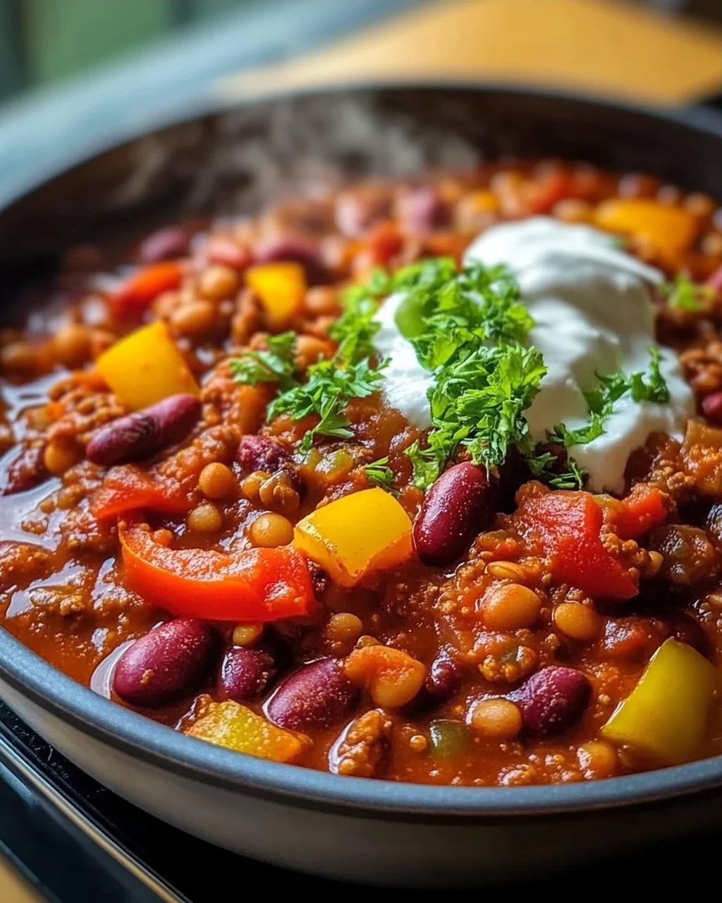 Veganes Chili sin carne